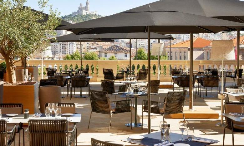 Terrace Marseille Intercontinental Hotel Dieu